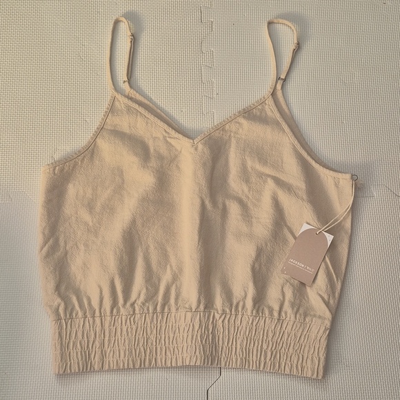 NWT JACKSON ROWE Rarity Linen blend Tank - Picture 4 of 9
